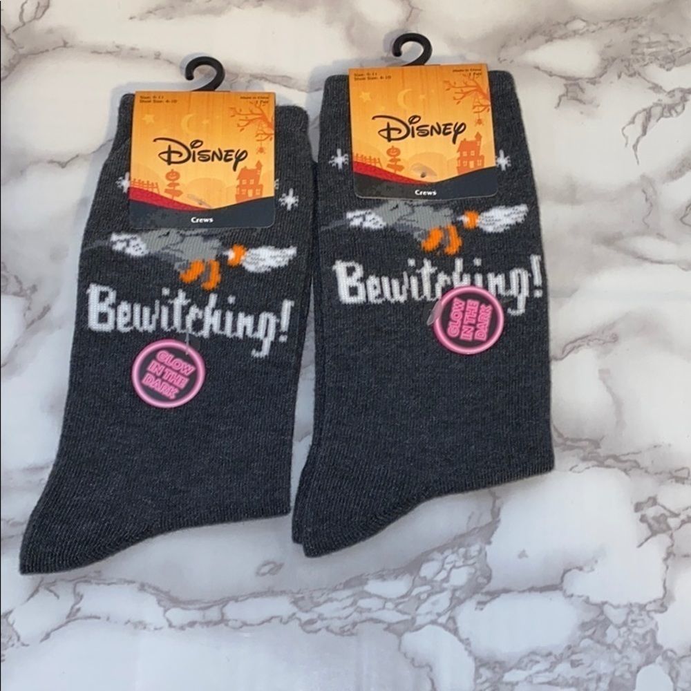 NWT Disney Bewitching Flying Mickey 2 Pairs Bundle